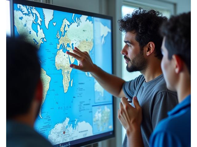 Pescadores em curso de navegação e segurança