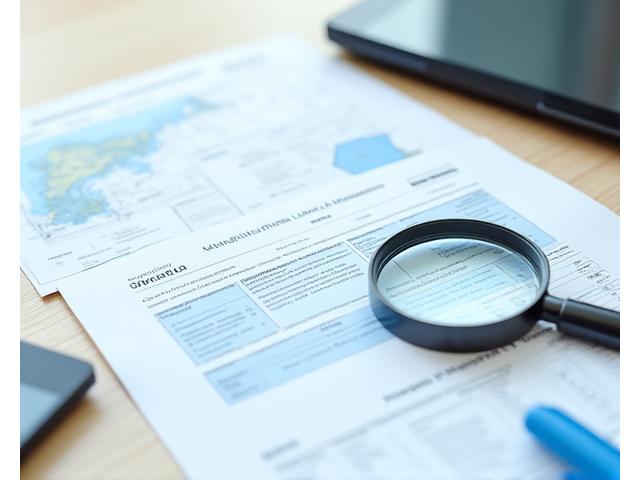 Documentos legais e uma lupa sobre um mapa estilizado de Portugal, representando conformidade regulamentar.