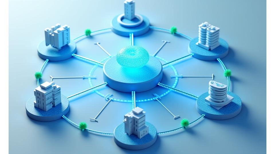 Diagrama de conectividade mostrando o sistema de rastreabilidade central da Peixe Rei interligado a diversas plataformas: EHR, lotas, e-commerce, sistemas governamentais, com setas indicando fluxo de dados.